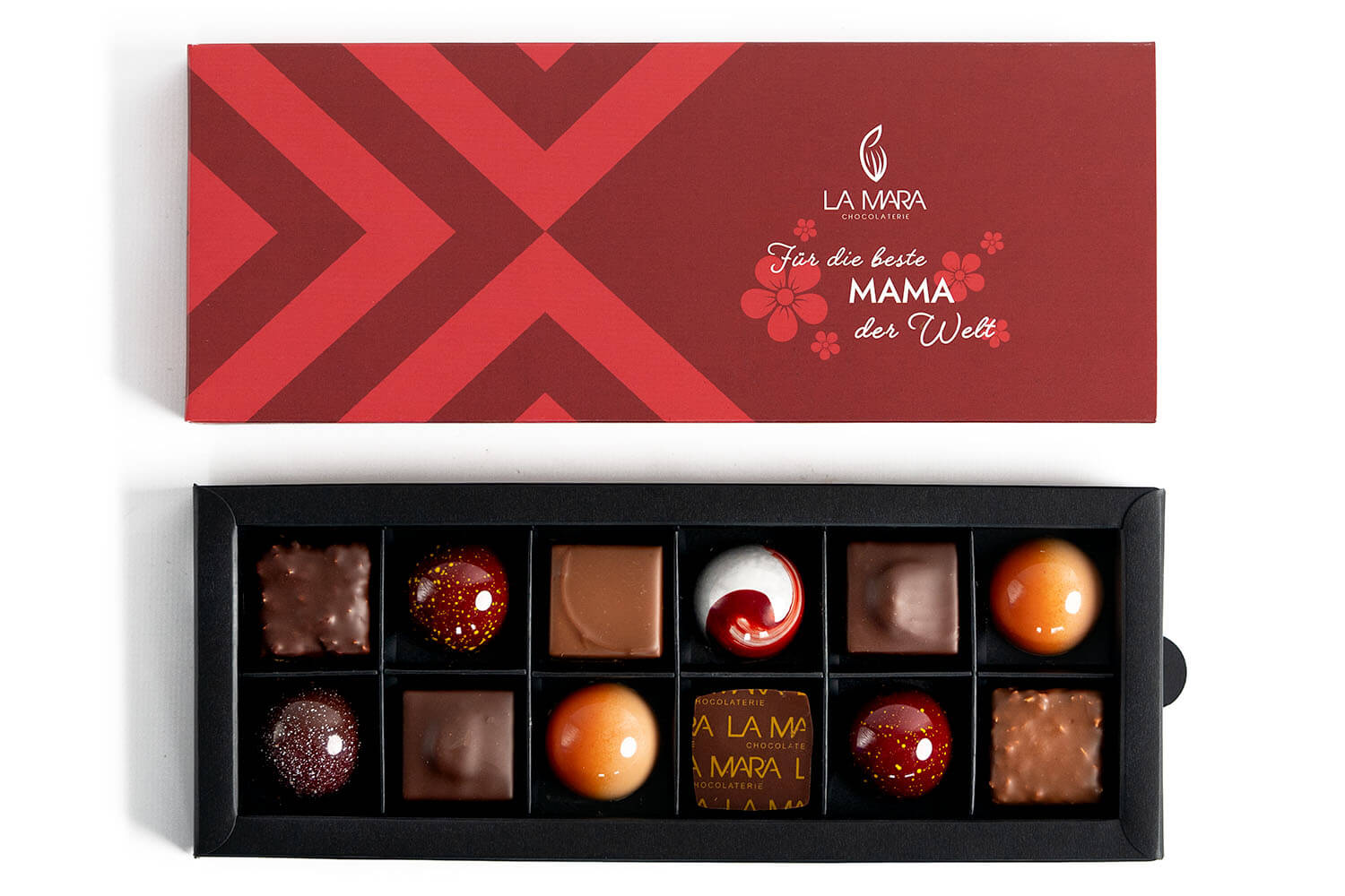 12er Pralinenbox "Für die beste Mama"